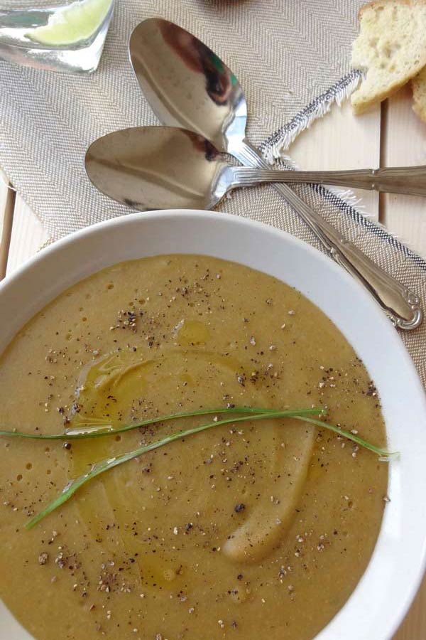Green Split Pea and Barley Soup Naive Cook Cooks