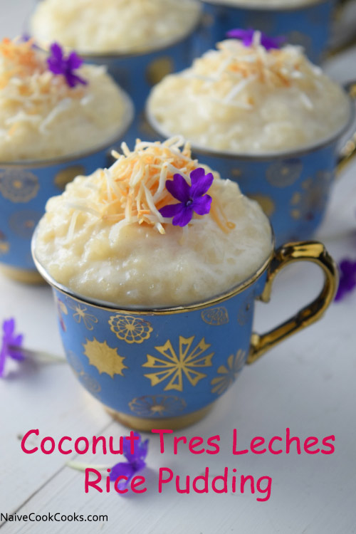 Coconut Tres Leches Rice Pudding