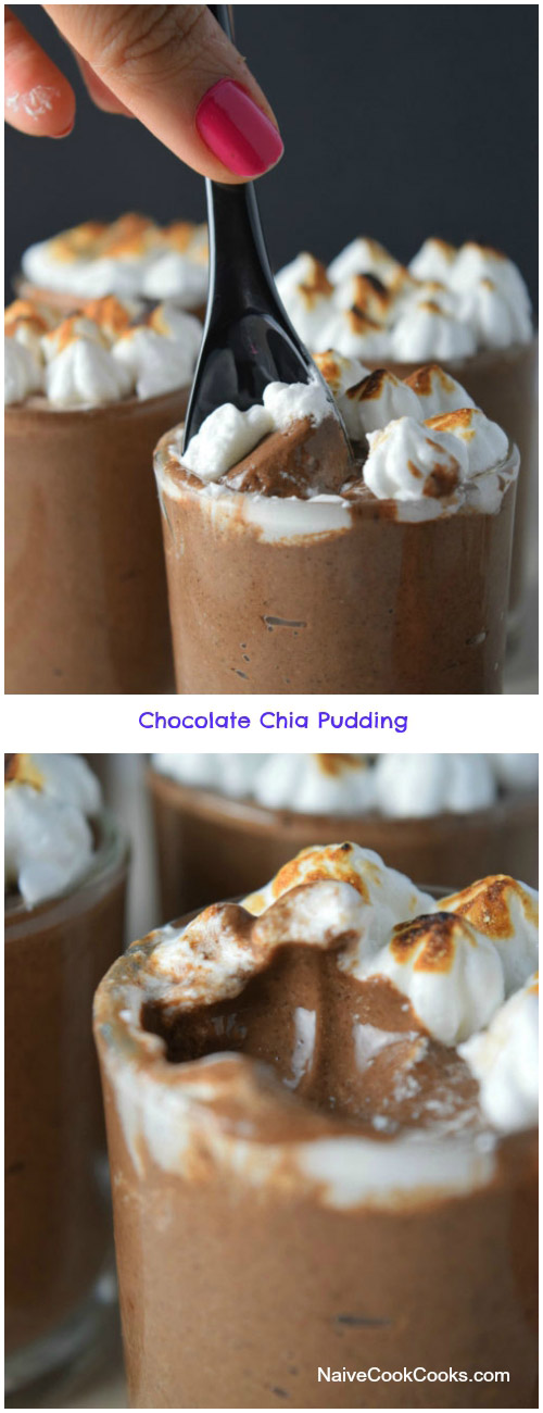 5 Ingredient Chocolate Chia Pudding for Pinterest