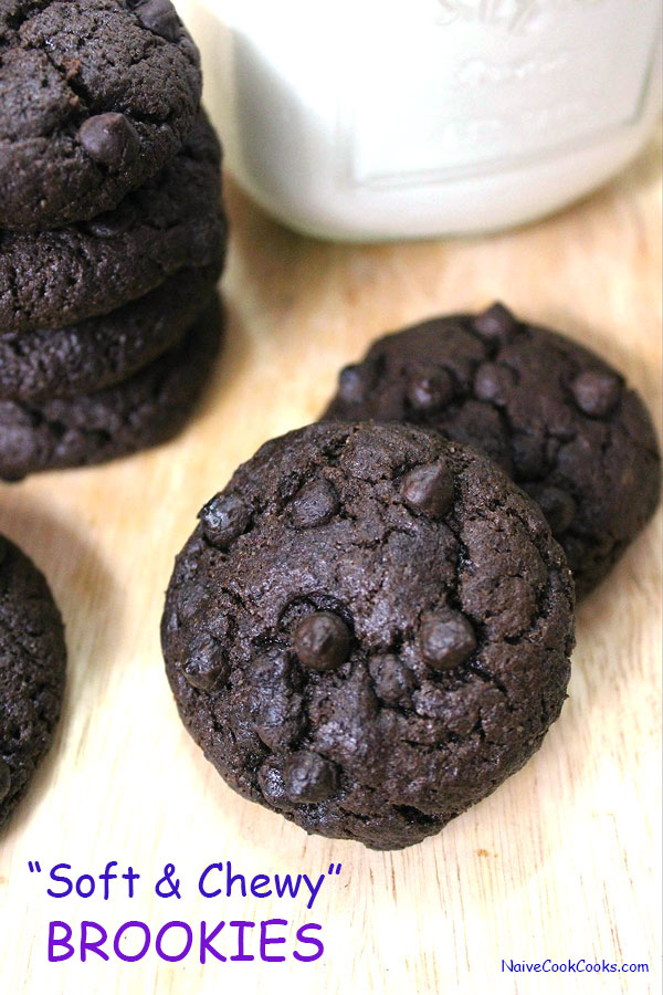 Brookies - Soft Chewy Brownie Cookies