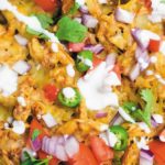 The Best BBQ Chicken Nachos - no need to go to restaurant and pay when you make restaurant quality BBQ chicken nachos at home with fraction of the cost!! And with all the fixins! These are always very Popular at my place.