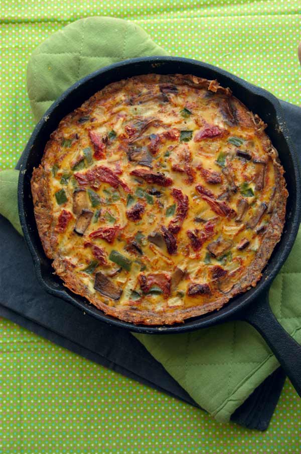 Hashbrown Crust Quiche