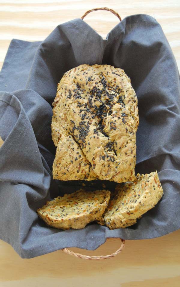 Carrot Sesame Seed Bread