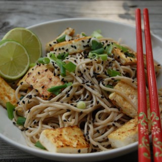 Spicy Soba Noodles With Crispy Tofu