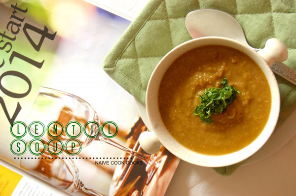 Healthy Brown Lentil Soup