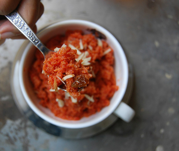 A Spoon of Healthy Gajar Halwa