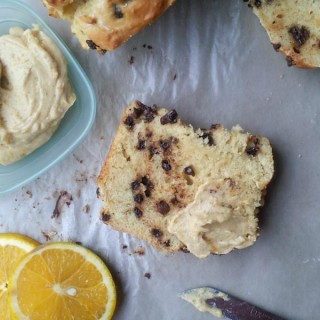 Chocolate Chip Orange Bread with Orange Butter