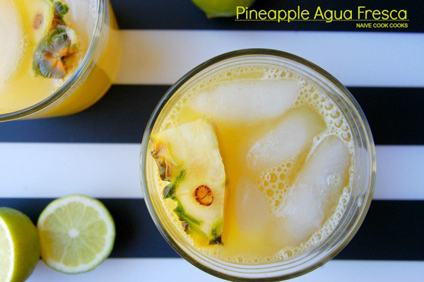 pineapple agua fresca