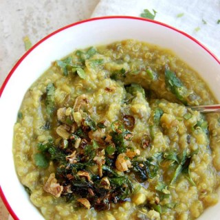 quinoa lentil veggie bowl