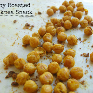 spicy roasted chickpeas