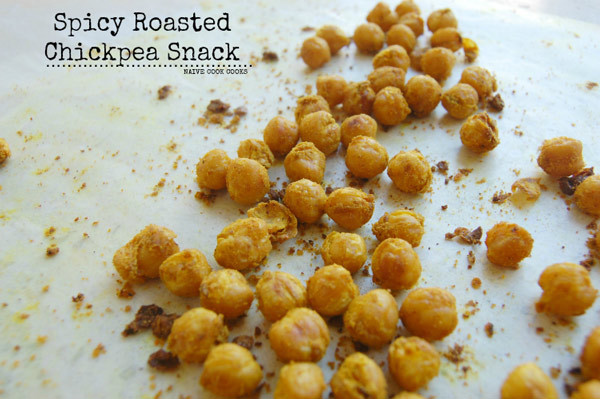 spicy roasted chickpeas