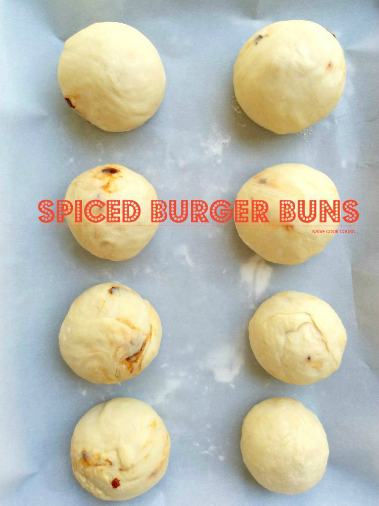 Spiced Homemade Burger Buns