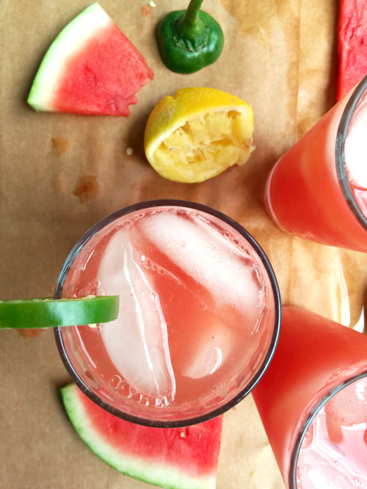 Jalapeno Watermelon Lemonade Ready for the Summer