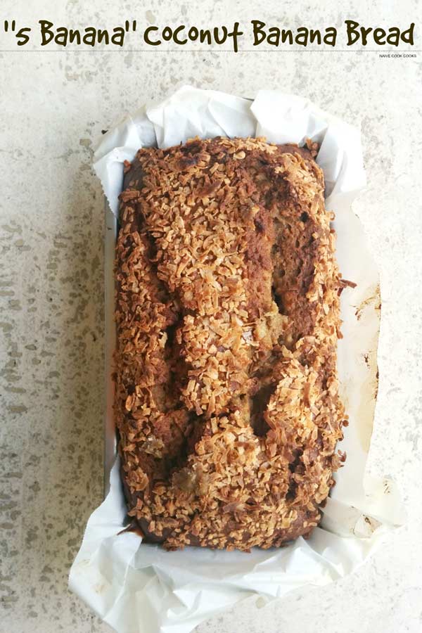 5 Banana Coconut Banana Bread