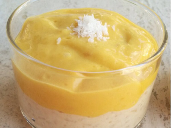 Mango Rice pudding