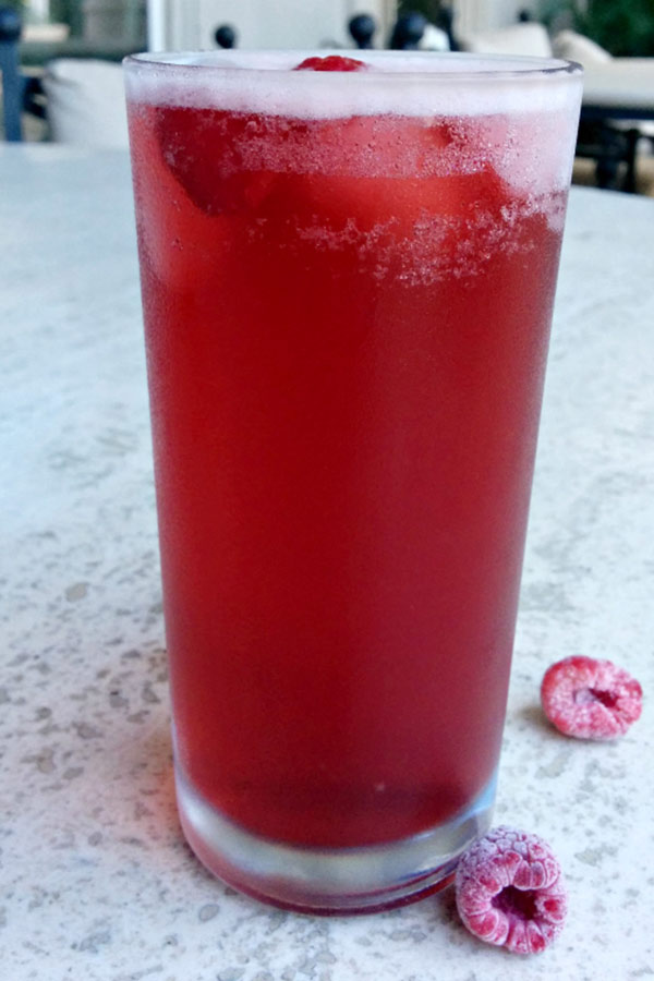 Hibiscus Raspberry Cooler Drink