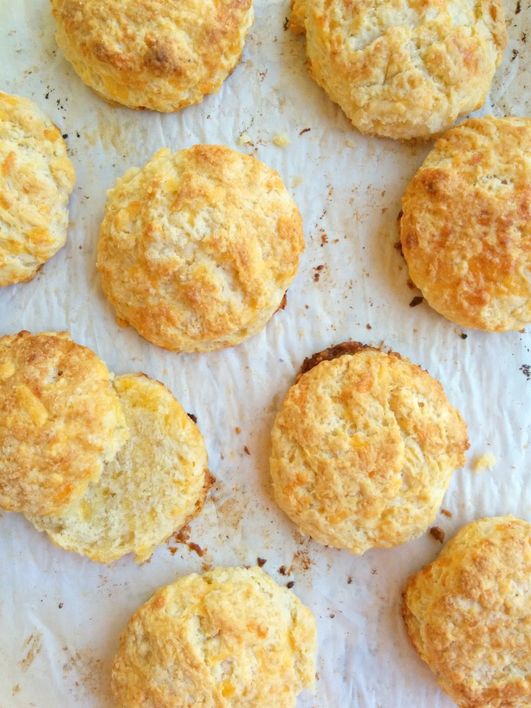 Cheddar Biscuits Baked