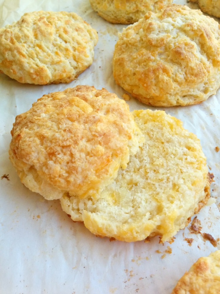 Flakey Cheddar Biscuits