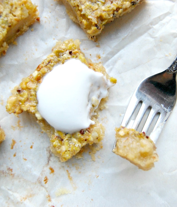 Pistachio Bars