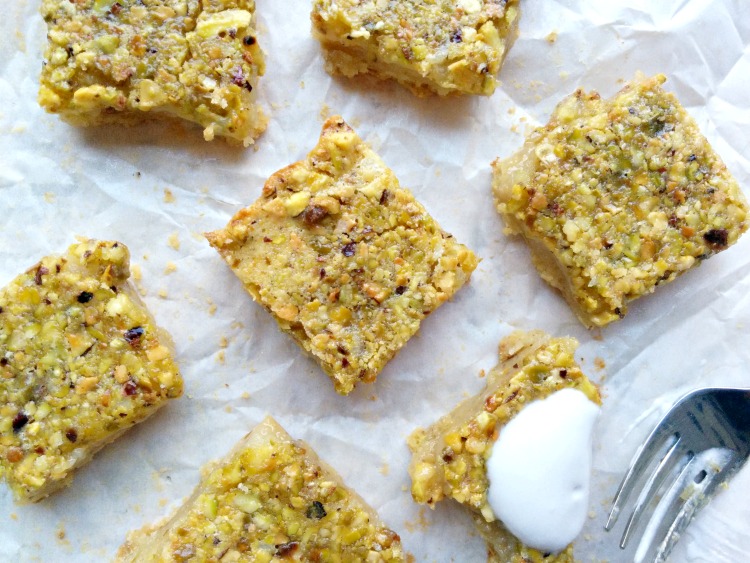 Pistachio Lemon Bars