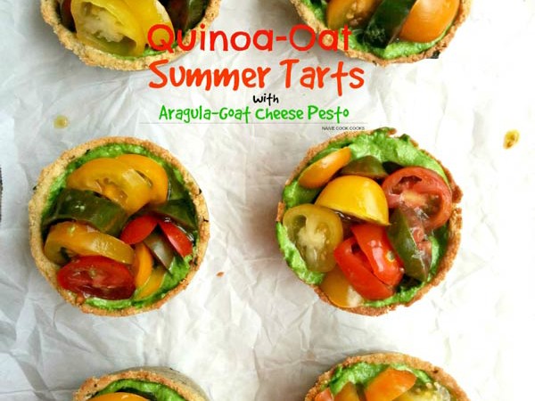 Quinoa Heirloom Tomato Tart