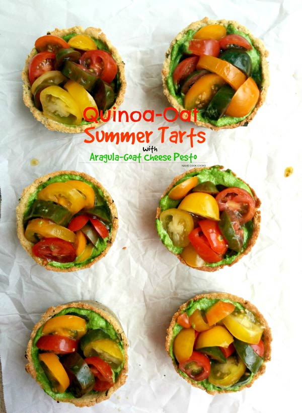 Quinoa Heirloom Tomato Tart