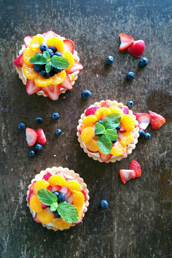 Cheesecake Pudding Fruit Tart Ready