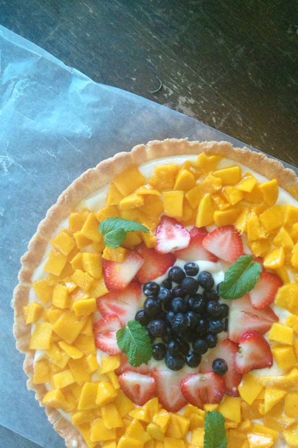 Fruit Tart With Mango