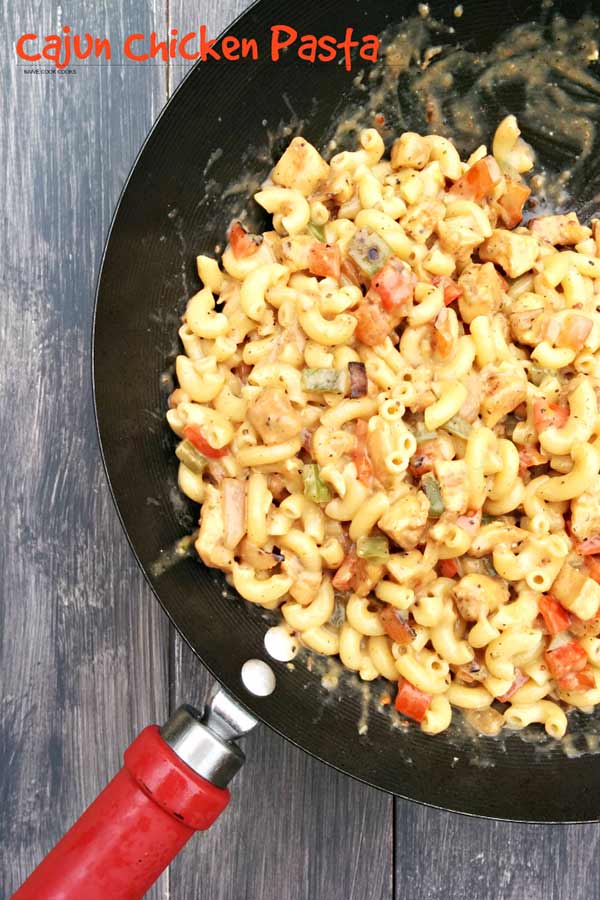 Light-Cajun-Chicken-Pasta