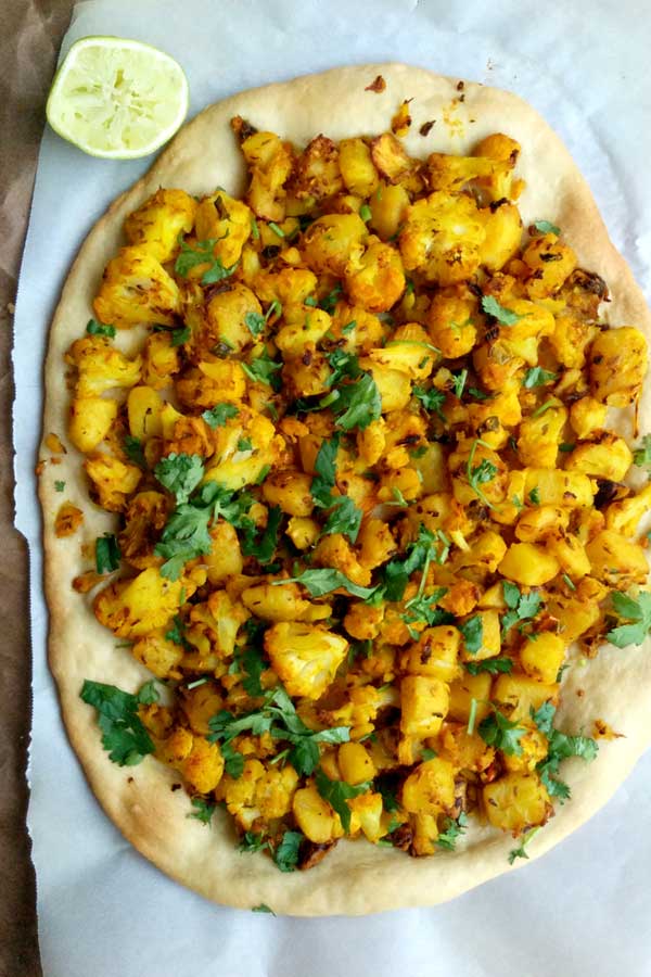 Ready to Eat Aloo Gobhi Flatbread - Potato Cauliflower Flatbread