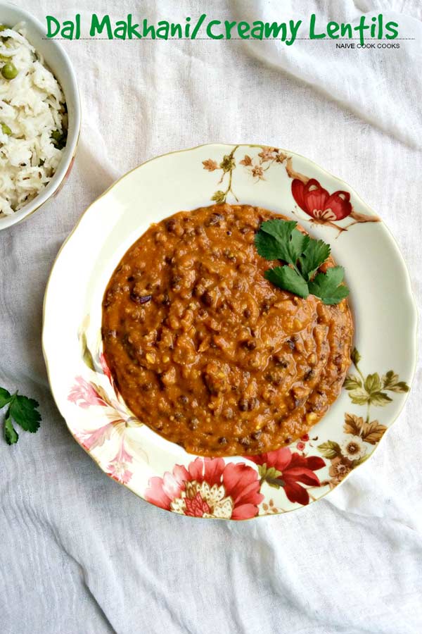 Easy Dal Makhani - Creamy Lentils