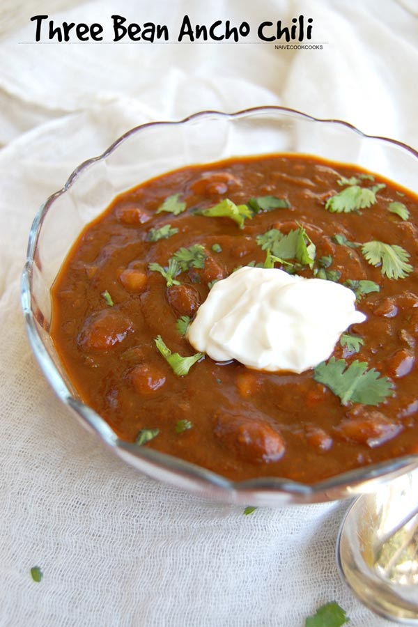 Ancho Three Bean Chili