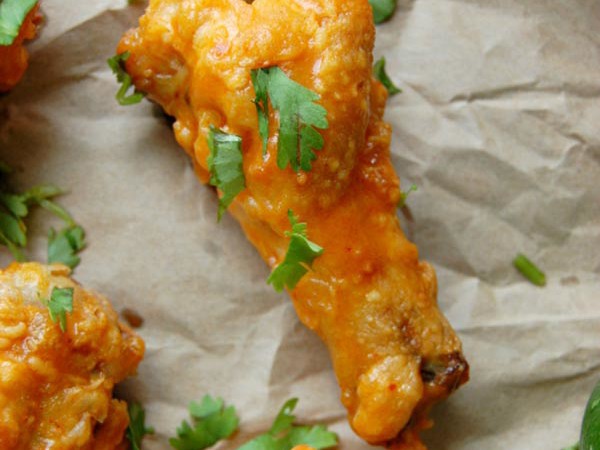 Baked Skinny Buffalo Chicken Wings