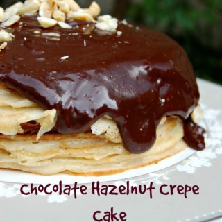 Chocolate Hazelnut Crepe Cake