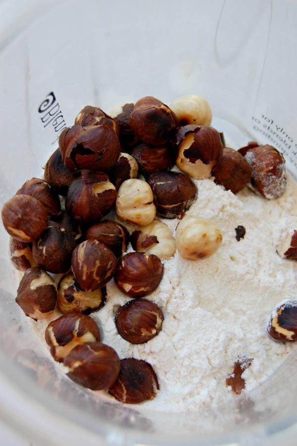 Hazelnut Crust Dough for Pumpkin Spice Bars