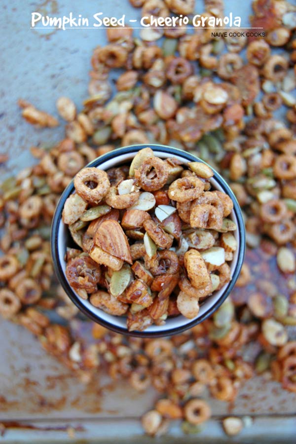 Pumpkin Seed Cheerios Granola