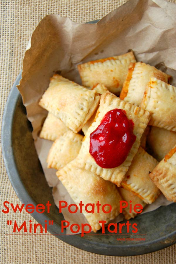 Sweet Potato Pie Mini Pop Tarts