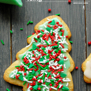 From Scratch Sugar Cookies With Easy Icing.