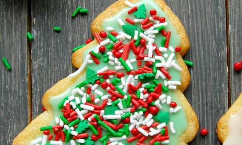 From Scratch Sugar Cookies With Easy Icing.