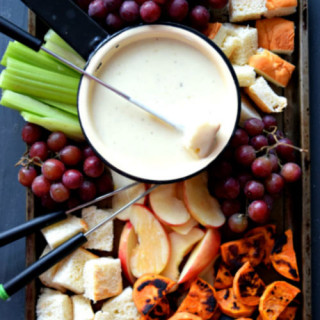 3 Cheese Truffle Oil Fondue