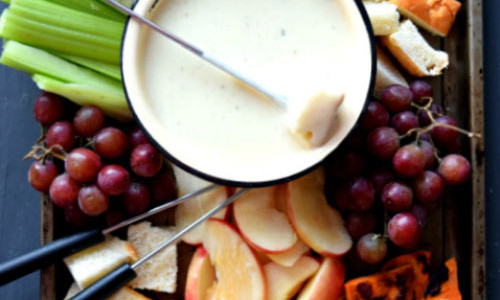 3 Cheese Truffle Oil Fondue