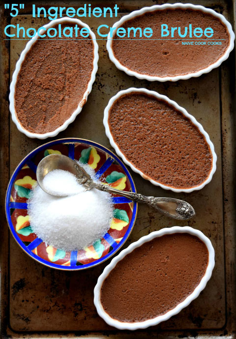 5 Ingredient Chocolate Creme Brulee 1