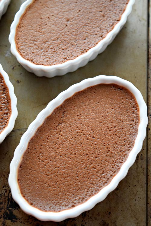 5 Ingredient Chocolate Creme Brulee Out of the Oven 1