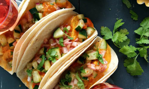 Butter Chicken Tacos.