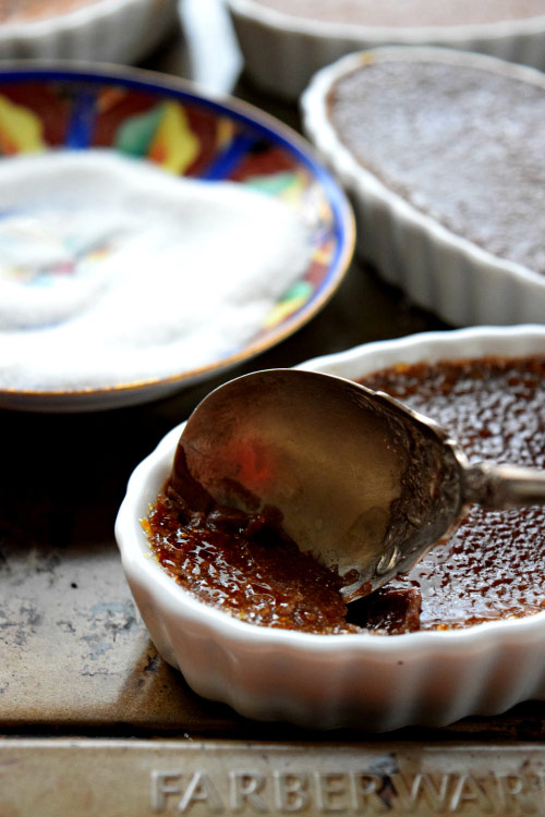 Caramelized Crusted on Top of 5 Ingredient Chocolate Creme Brulee 1