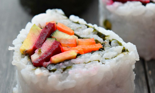 How to Make Spicy Mayo Vegetable Sushi