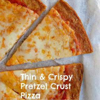 Thin and Crispy Pretzel Crust Pizza