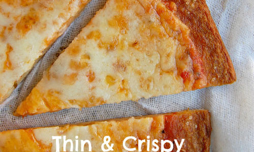 Thin and Crispy Pretzel Crust Pizza