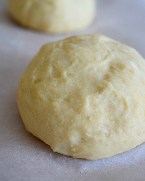 Brioche Burger Buns Dough Balls