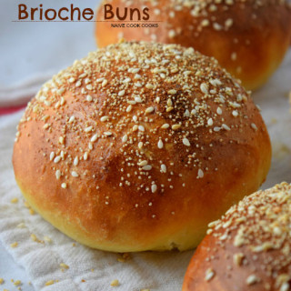 Everything Brioche Burger Buns